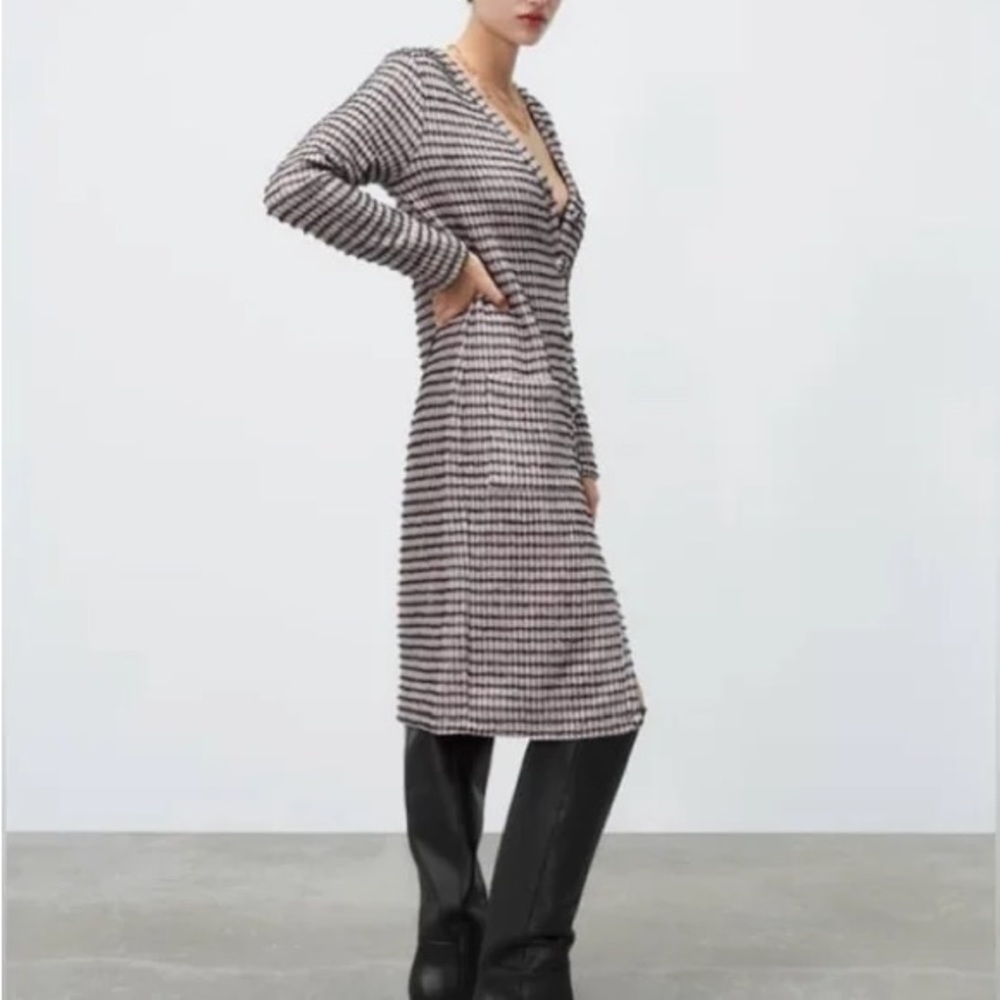 Zara Lightweight Tweed Dress/Coat NWT